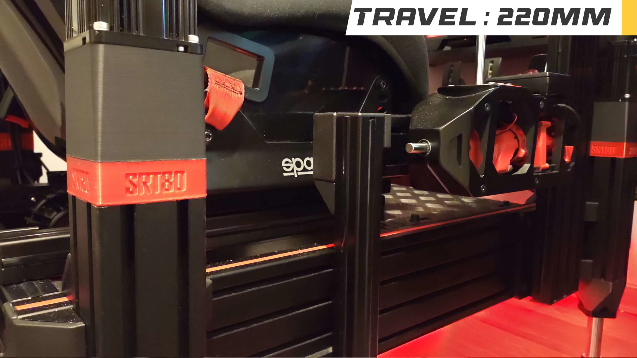 SRT80 actuators for motion rigs - Lebois Racing